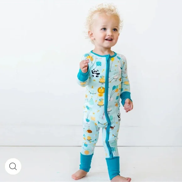 Little sleepies- Blue Party Animals Bamboo
Viscose Zippy - Picture 3 of 5